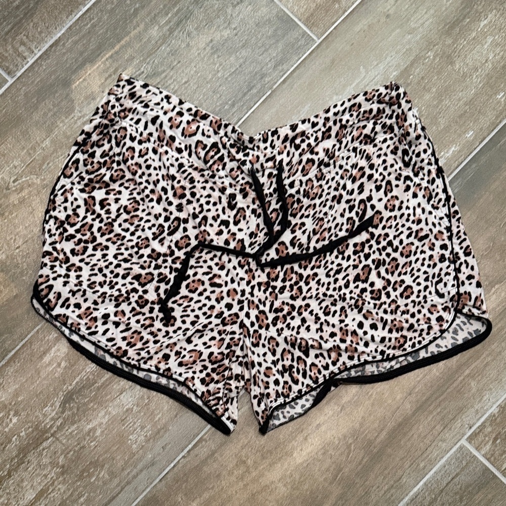 Soma Animal Print Shorts with Black Accents